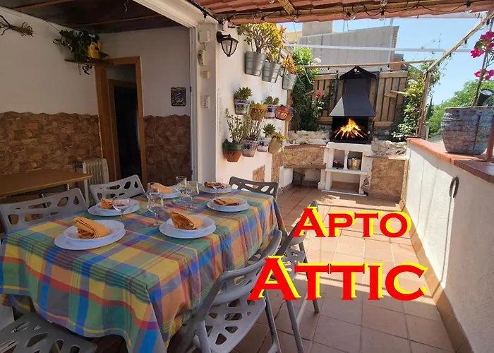 Ático, terraza y BBQ, Metro BCN, Park Güell