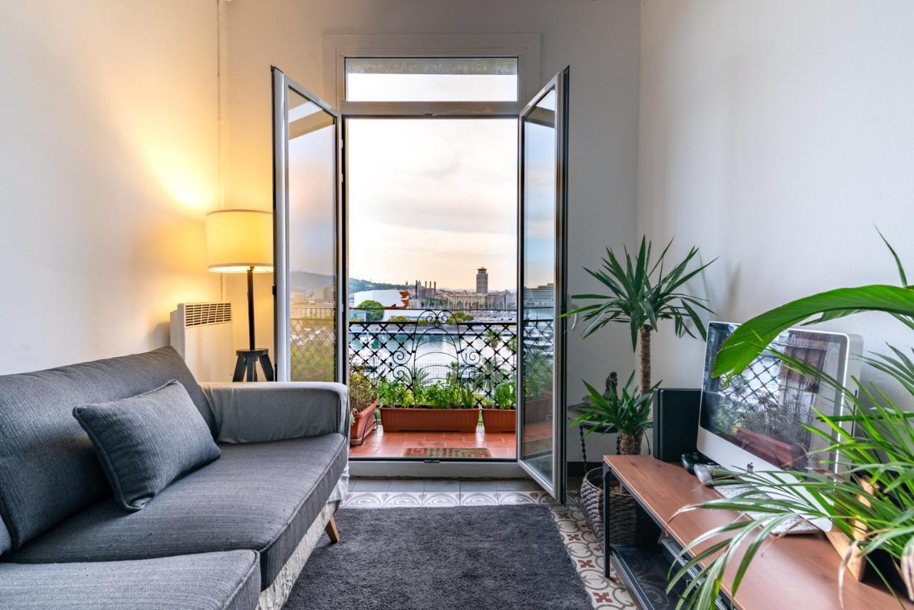 Superb Cute Flat Bests View On The Sea For Couple Apartamento Barcelona