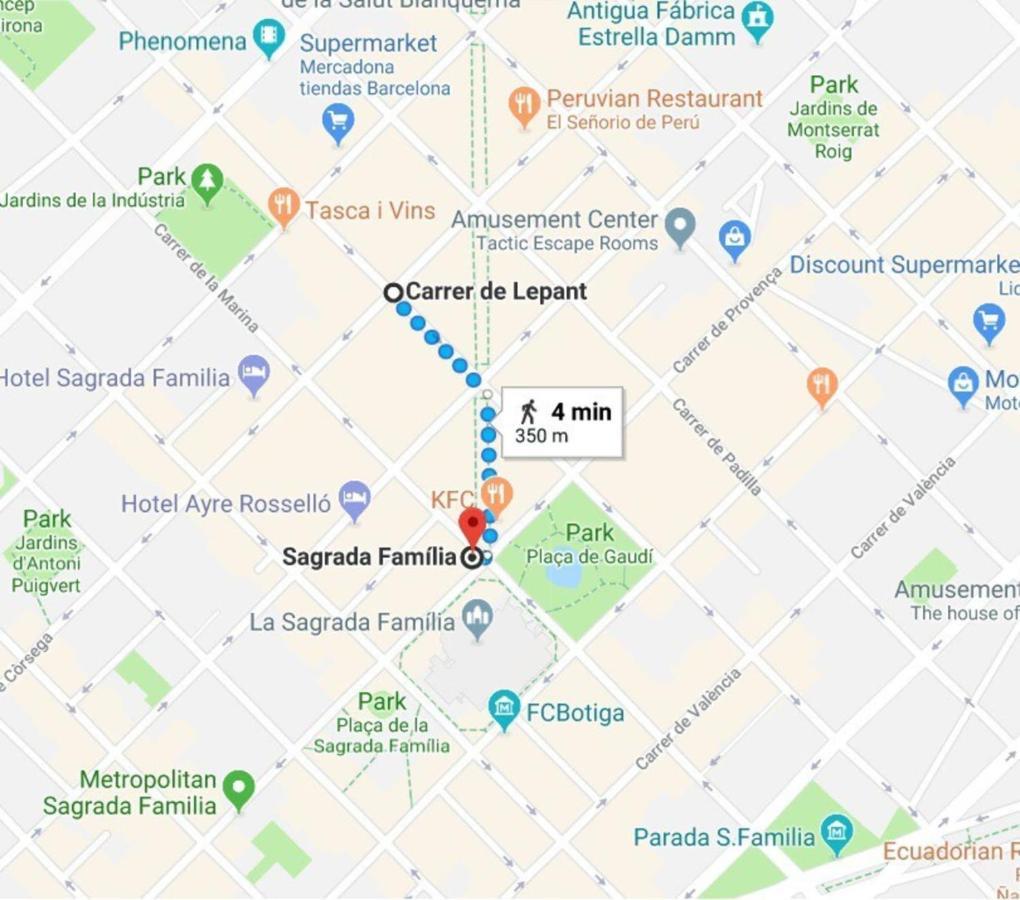 Apartment Luminous 2 Bedroom Next To Sagrada Familia Barcelona