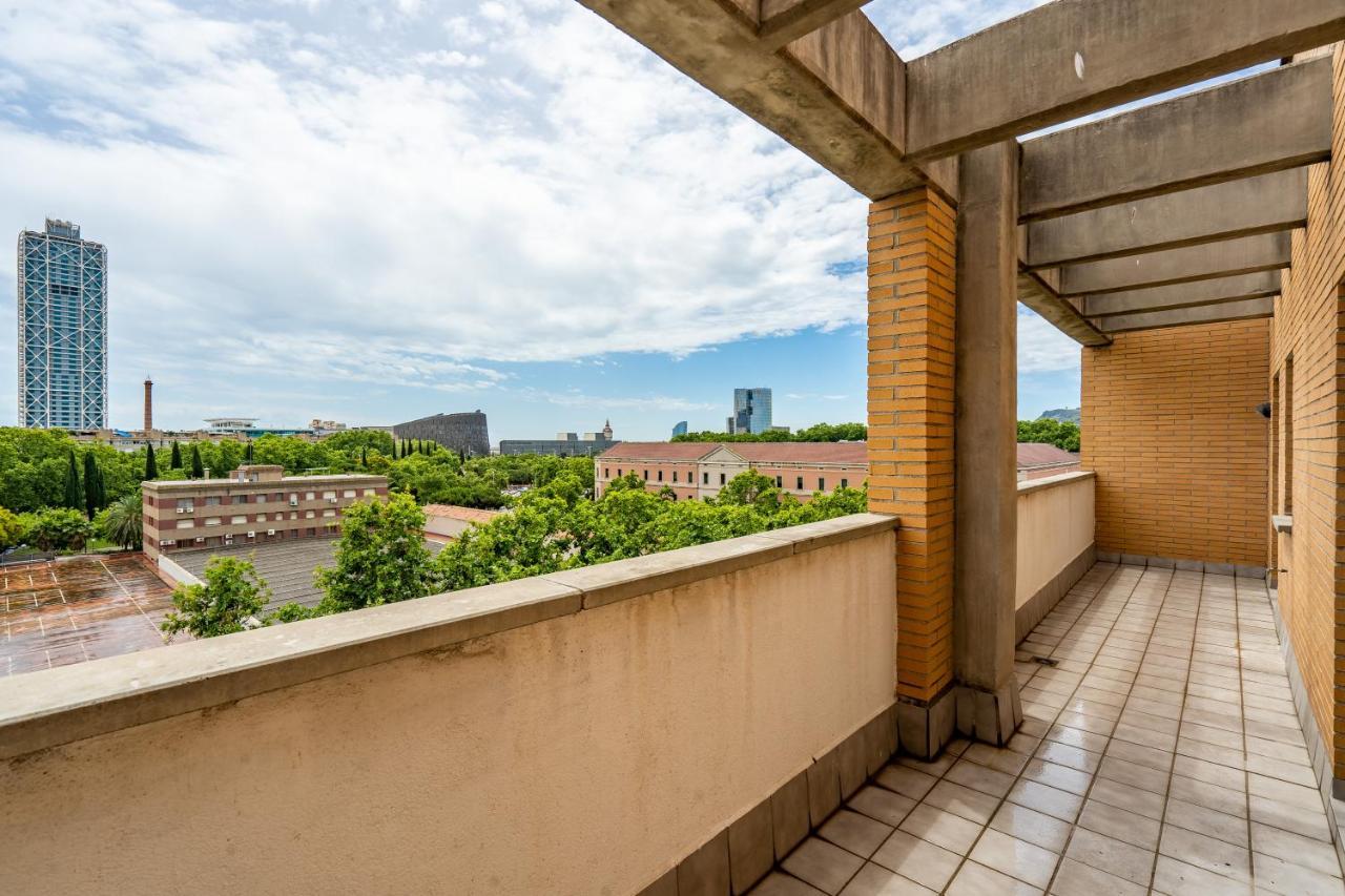 Apartamento Lodging Beach Penthouse Near Center With Pool Barcelona