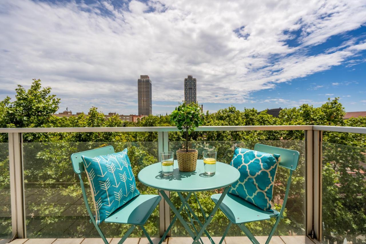 Apartamento Lodging Beach Penthouse Near Center With Pool Barcelona