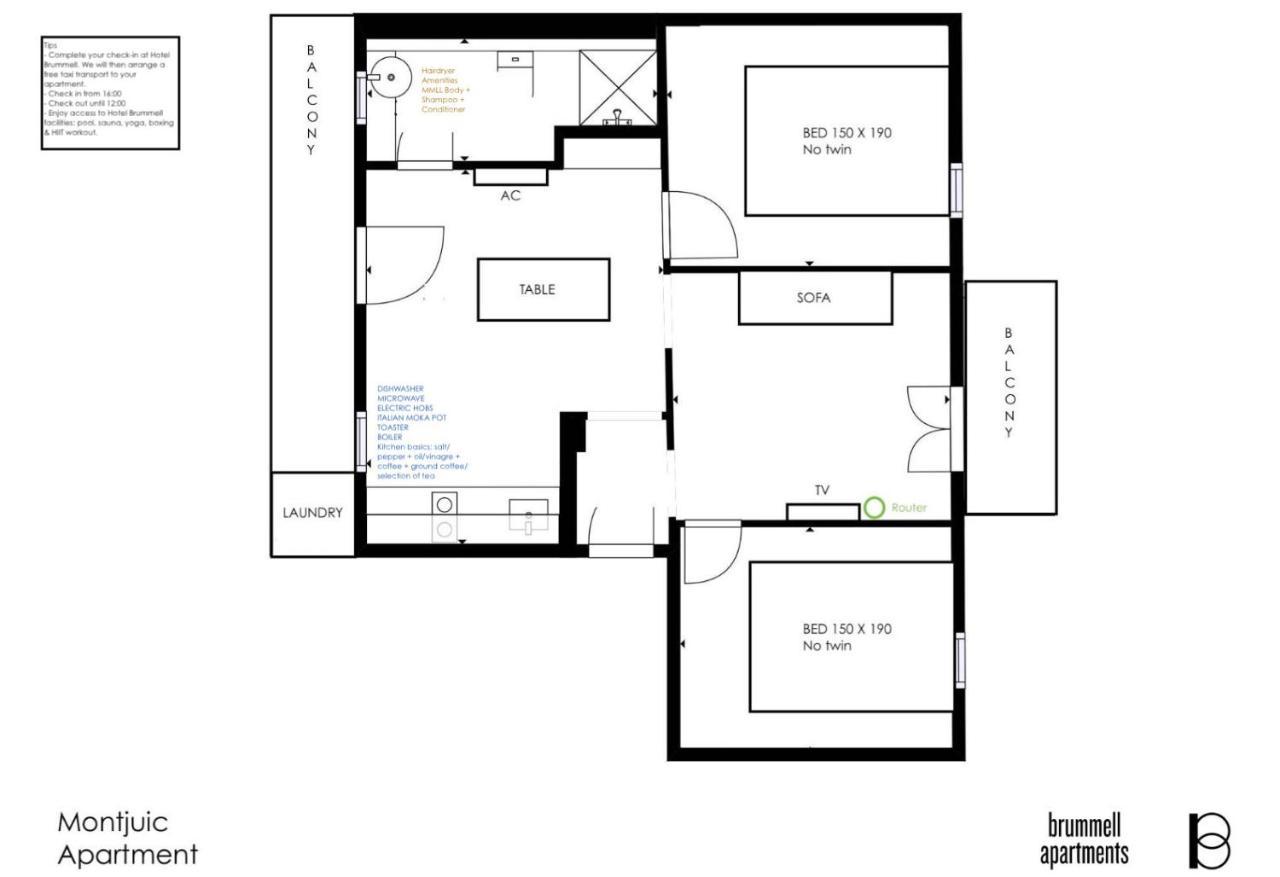 Apartment Brummell Montjuic Barcelona