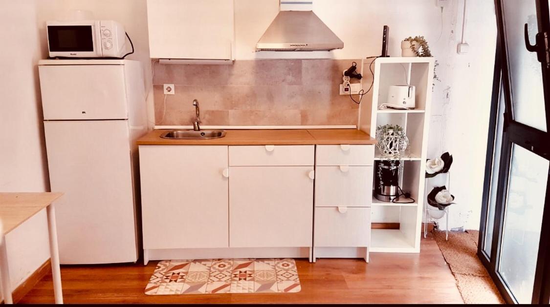 Apartment With Bathroom, Refrigerator And Microwave