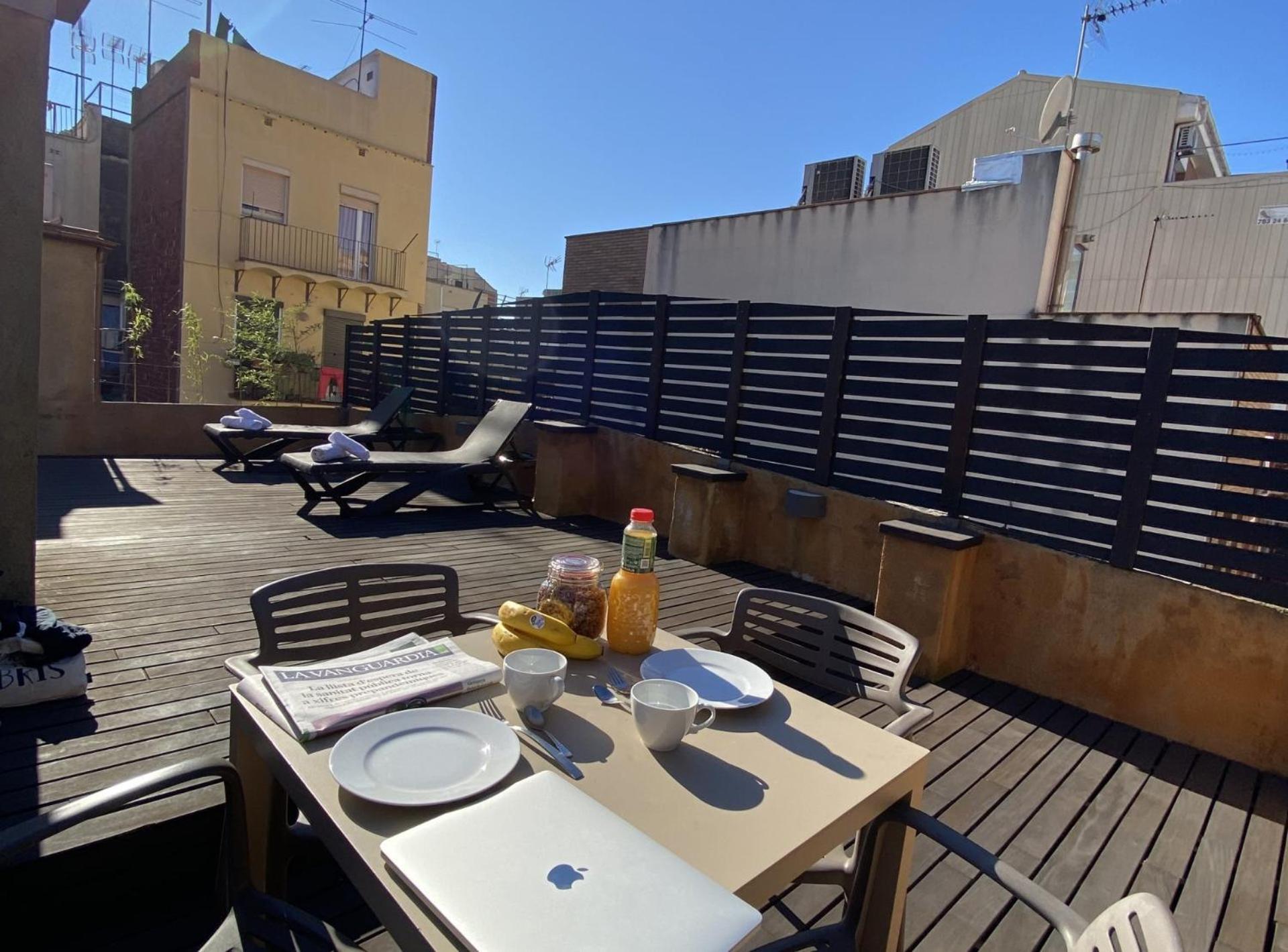 Apartamento Miquel Angel - In Sants Large Community Terrace *