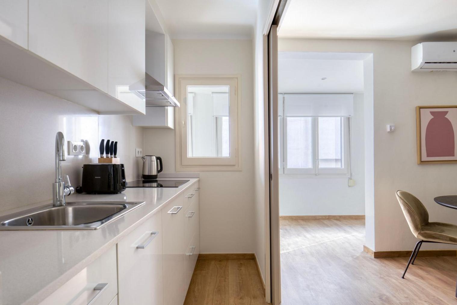Blueground Sarria Furnished W Full Kitchen Bcn-132 * Barcelona