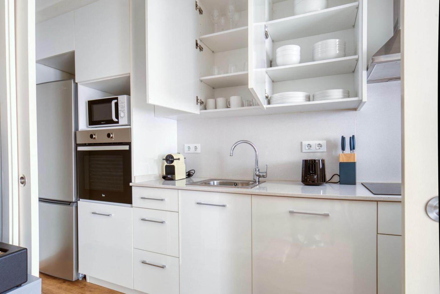 Blueground Sarria Furnished W Full Kitchen Bcn-132 Apartamento *