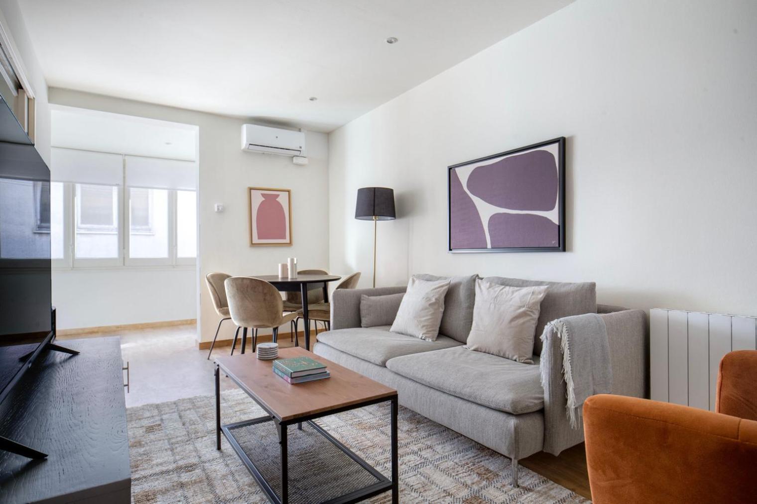 Apartamento Blueground Sarria Furnished W Full Kitchen Bcn-132