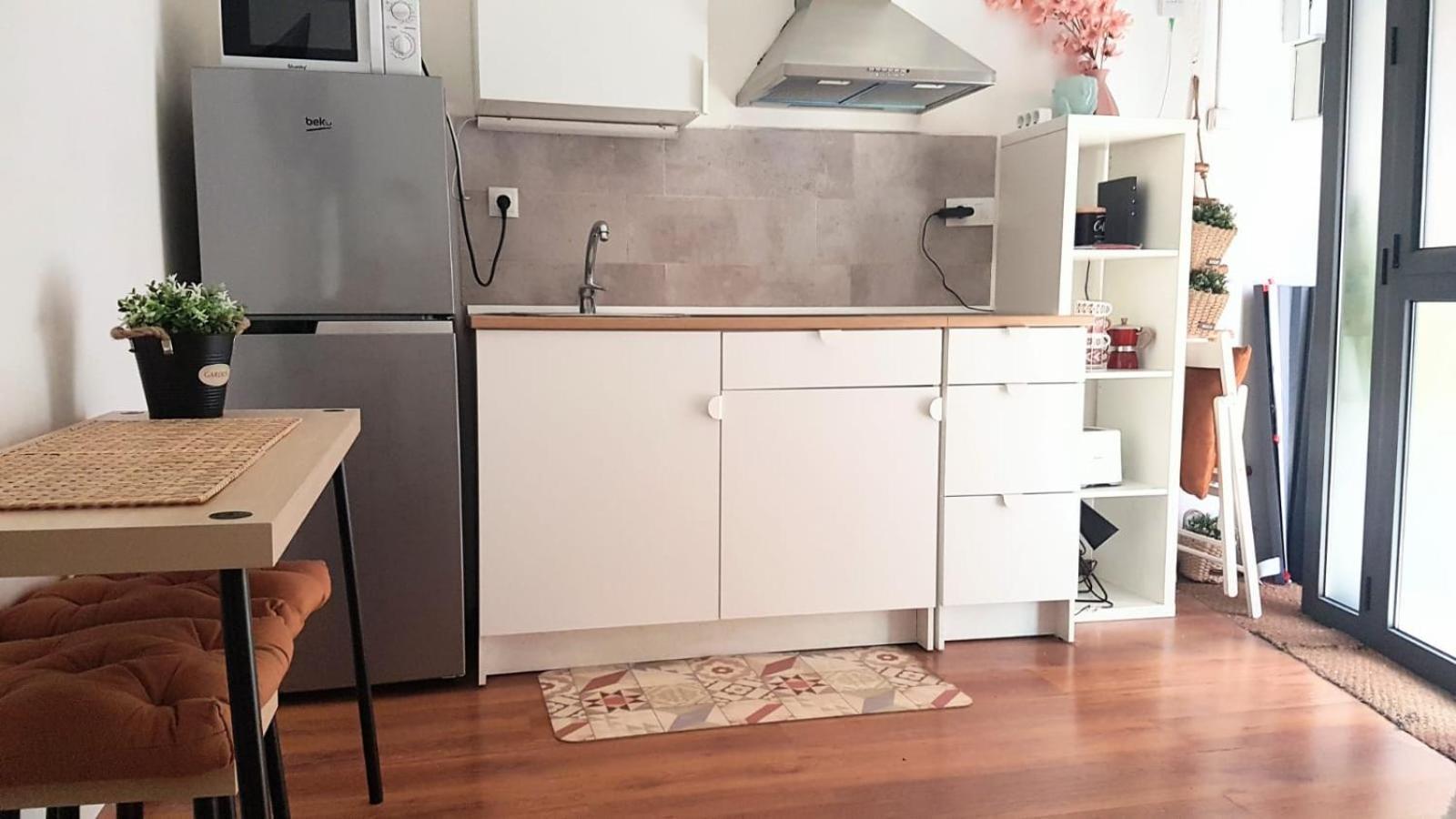 Apartment With Bathroom, Refrigerator And Microwave *