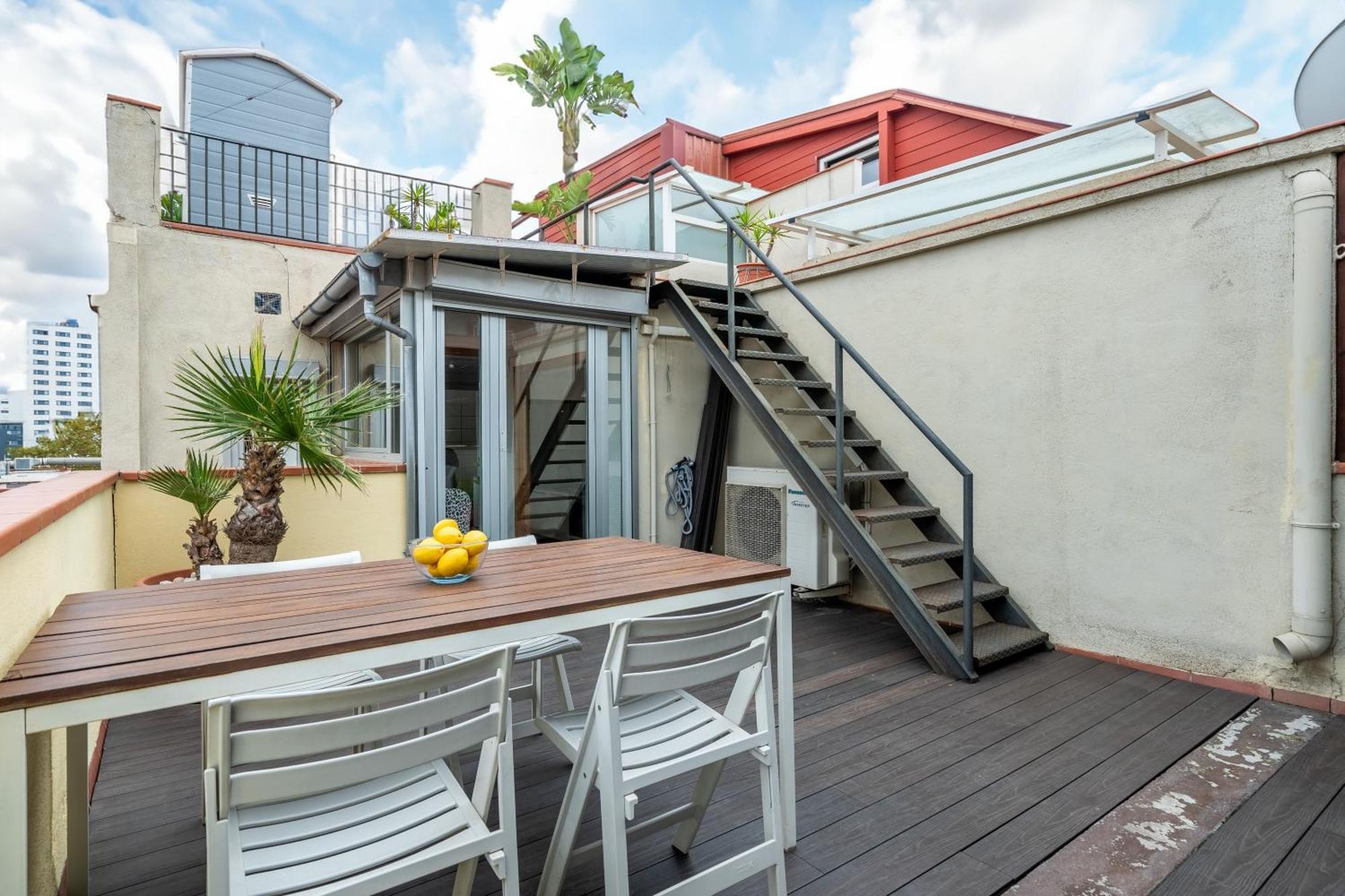 Apartamento Rooftop Penthouse Double Terrace Barcelona