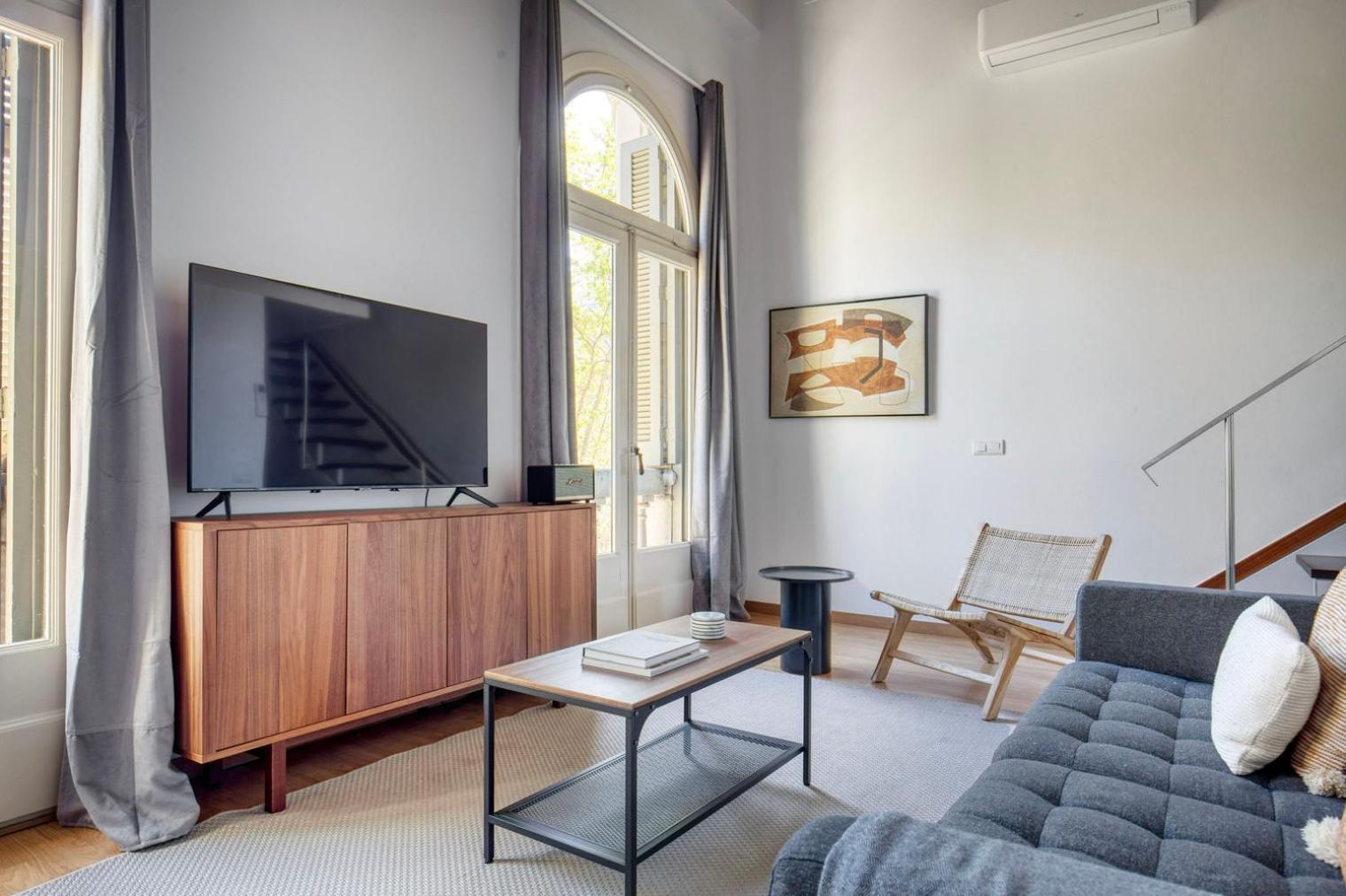 Apartamento Blueground Paseo De Gracia Furnished Bcn-95 *