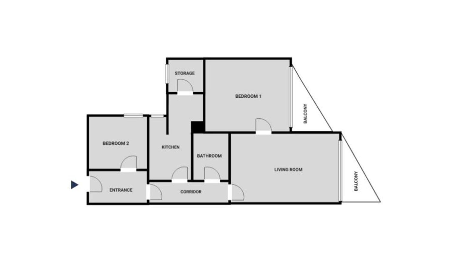 Apartamento Blueground El Pienc Ac Balcony Nr Sagrada Familia Bcn-172