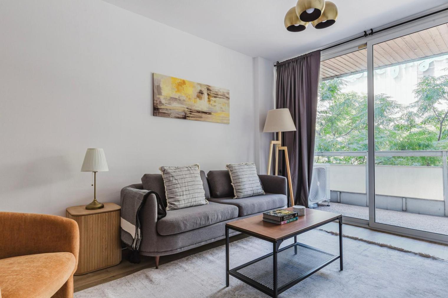 Apartamento Blueground Les Corts Balcony Ac Wd Bcn-157