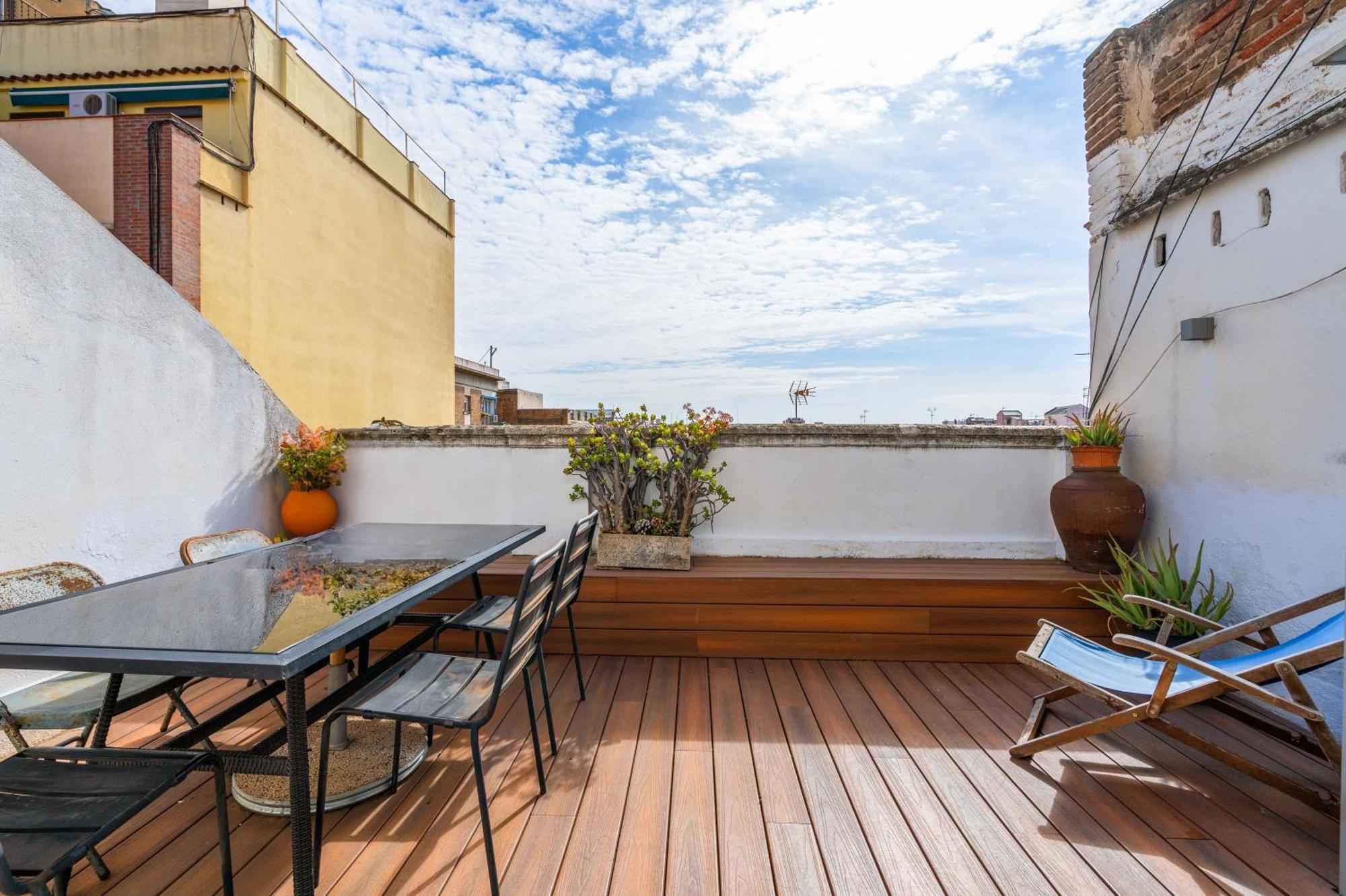 Bliss 1br Haven W Terrace In Gracia Apartamento