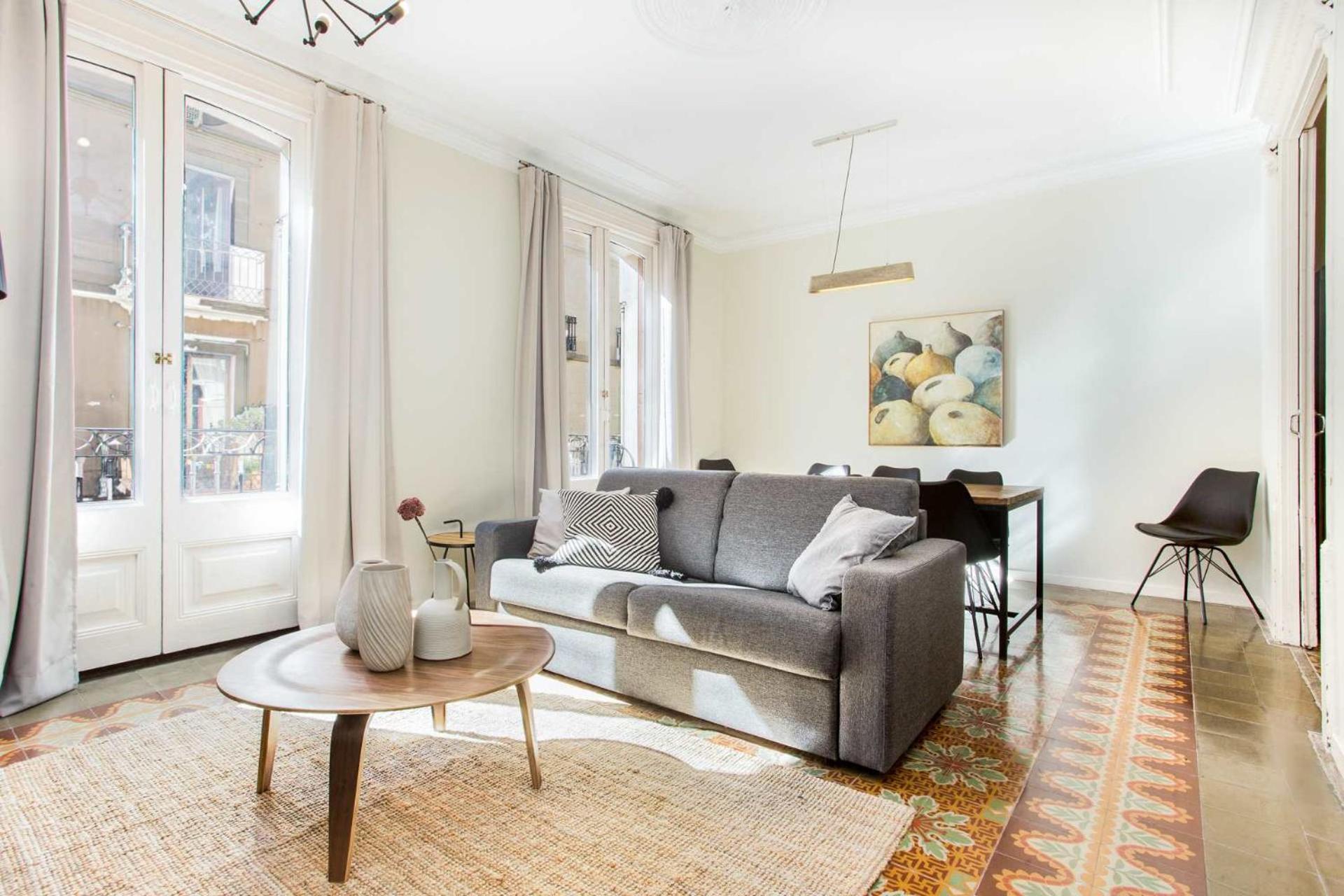 Apartamento 4bedroom With Balcony In Ramblas 1 1 Barcelona