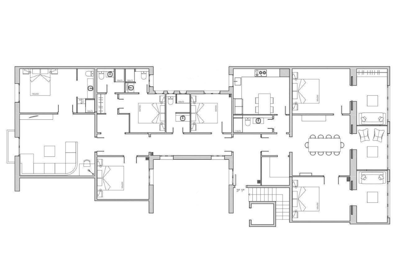 6 En Modernista En El Corazon De Apartamento *