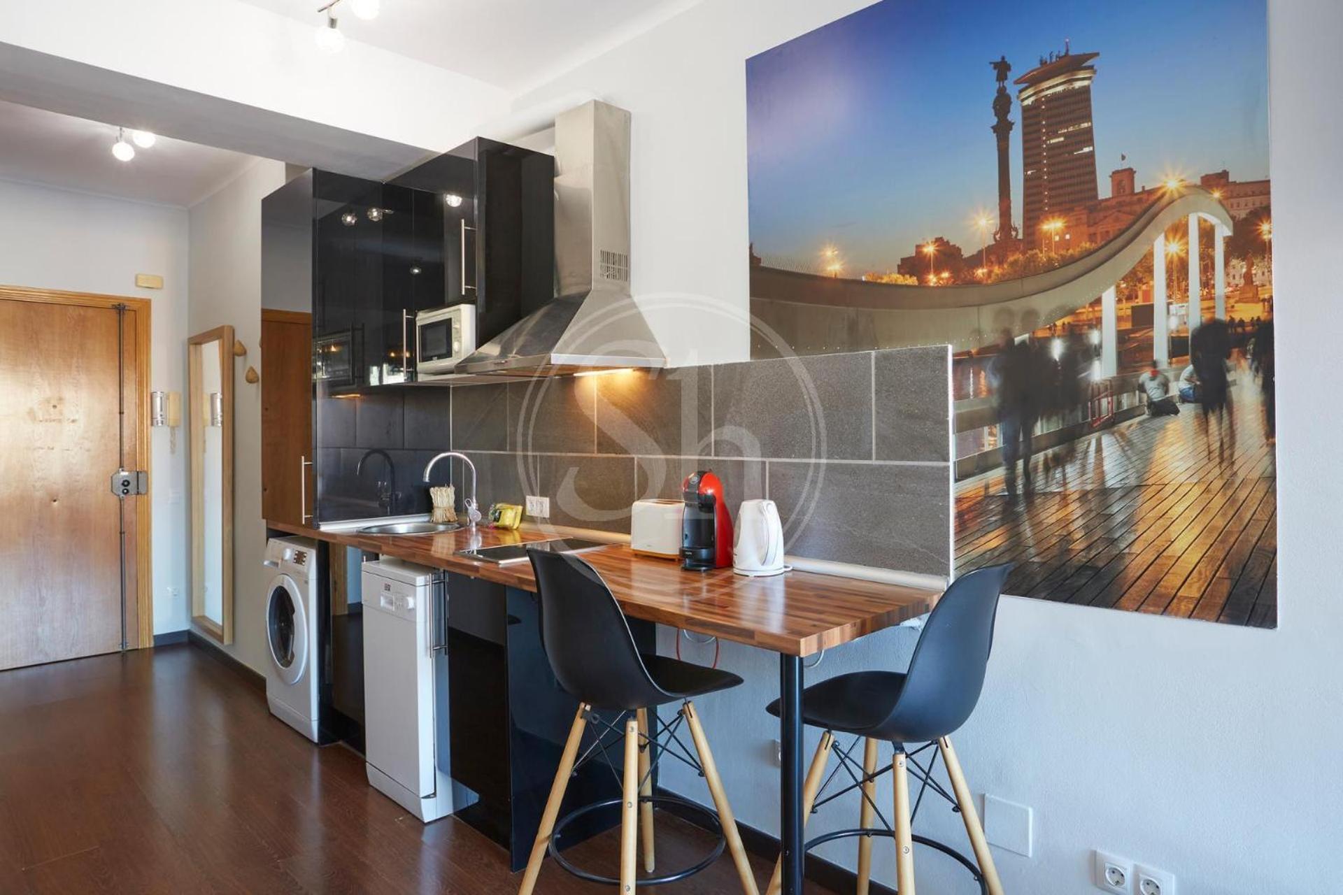Moderno Estudio En Eixample Apartamento